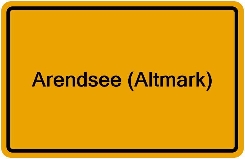 Handelsregister Arendsee (Altmark)